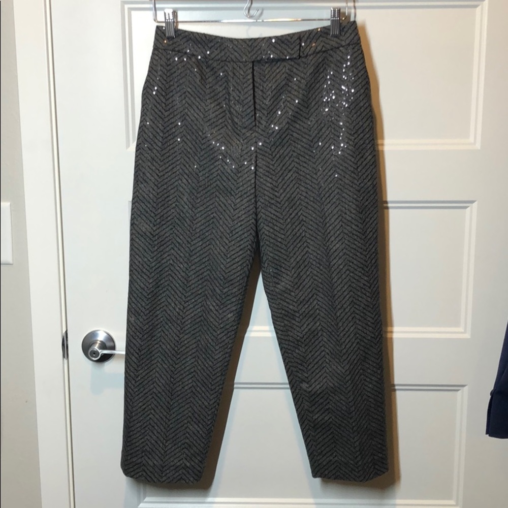 Brunello Cucinelli sequin cropped pants